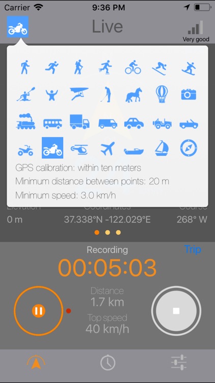 iMoves GPS tracker