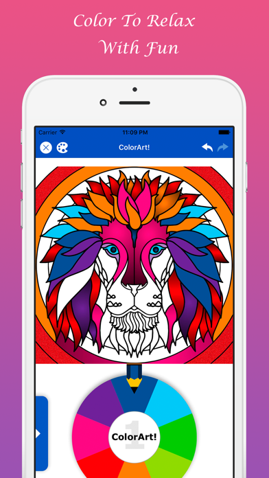 How to cancel & delete Color Art: Relax Coloring Book from iphone & ipad 1