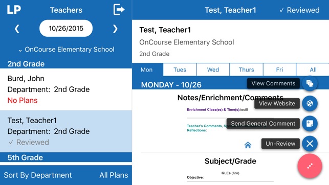 OnCourse Lesson Planner(圖5)-速報App