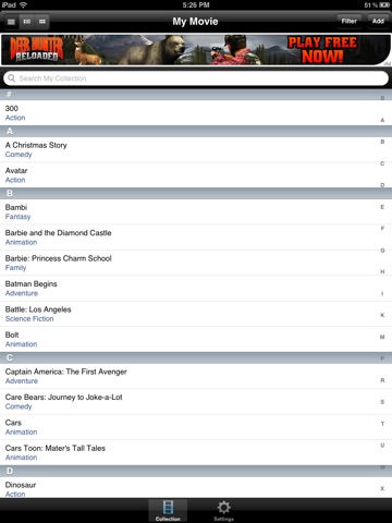 My Movie Collection HD screenshot 4
