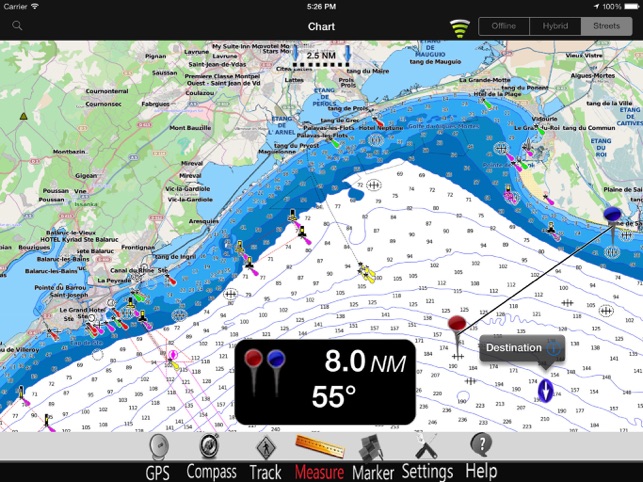 France Med. Nautical Chart Pro