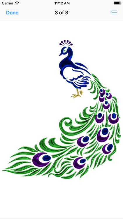 Pretty Peacock Stickers screenshot-4