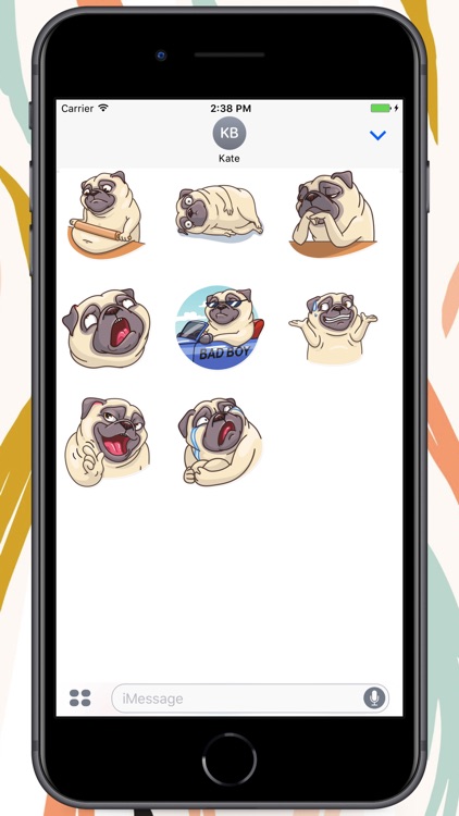 Pug Power Stickers