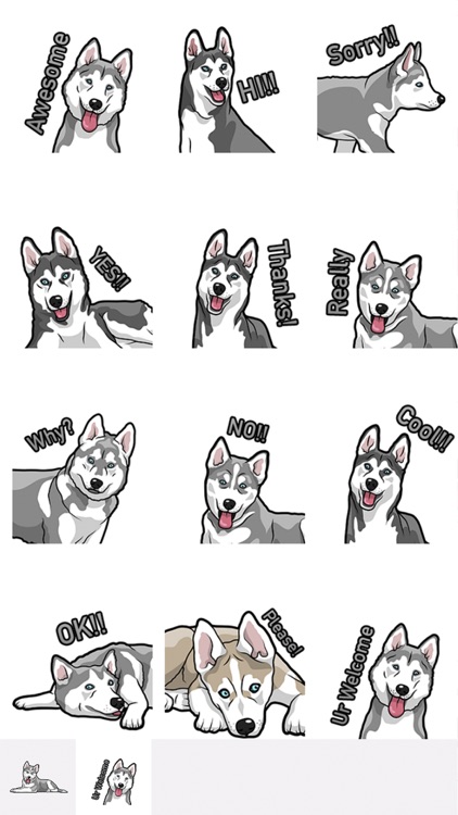 HuskyMoji - Husky Emoji & Sticker