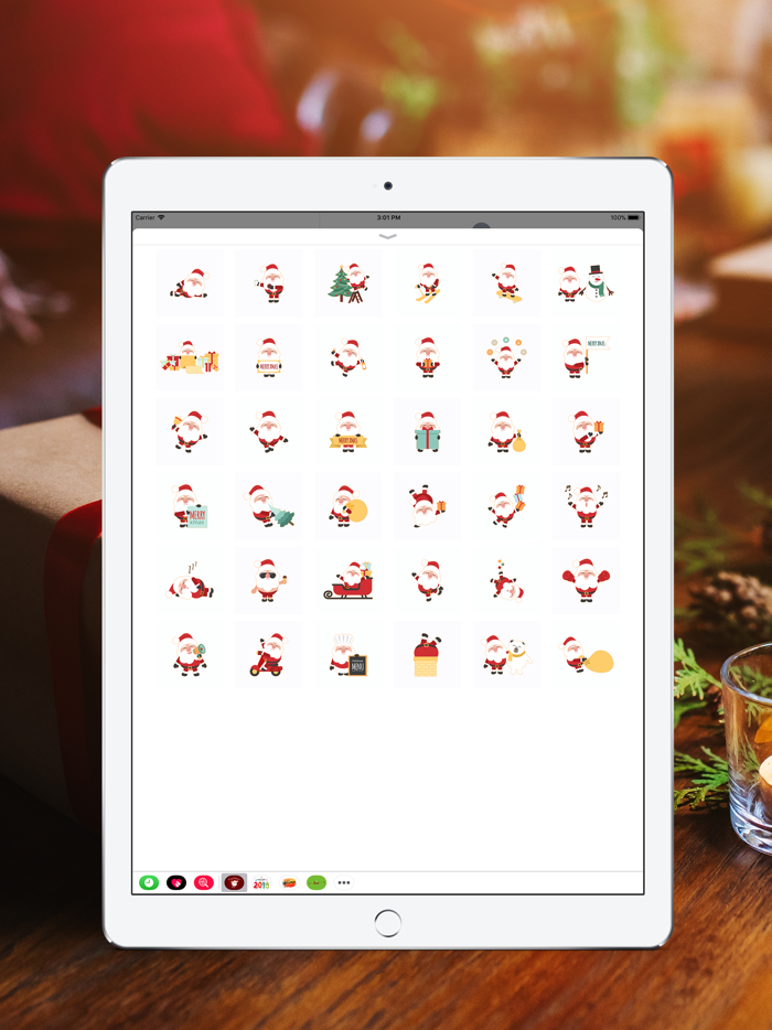 Santa Claus Stickers