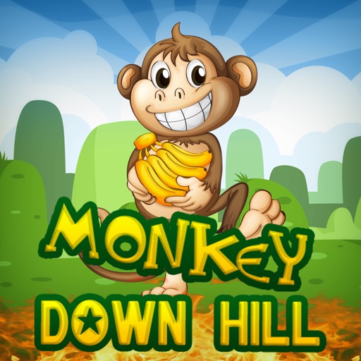 Monkey Down HILL Adventure iOS App