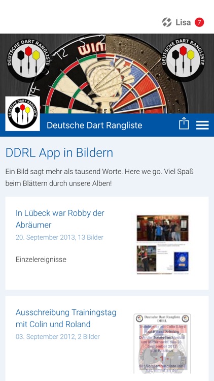 Deutsche Dart Rangliste