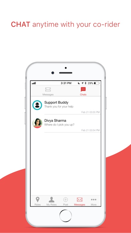 sRide - Carpooling App