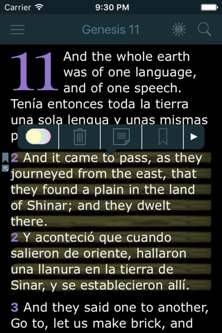 Spanish English Bible - Biblia screenshot 2