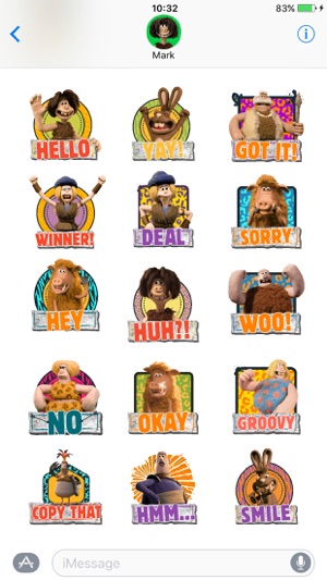 Early Man Stickers