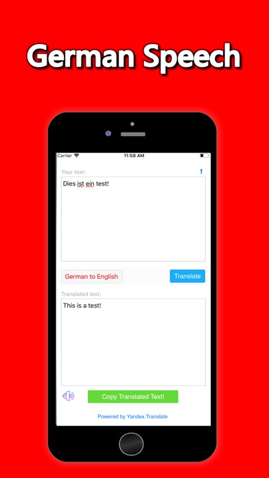 English to German Translator! screenshot 2