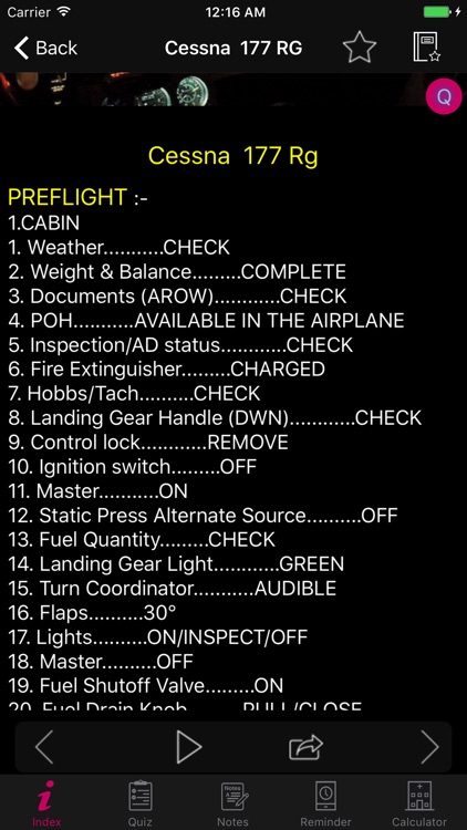 Cessna Checklist Pilot Pro