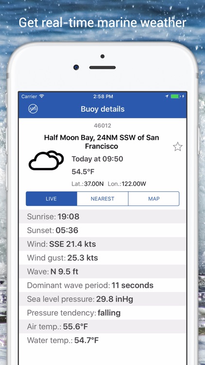 NOAA Buoys Live Marine Weather