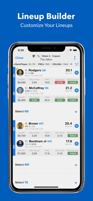 Daily Fantasy Cheatsheet(圖6)-速報App