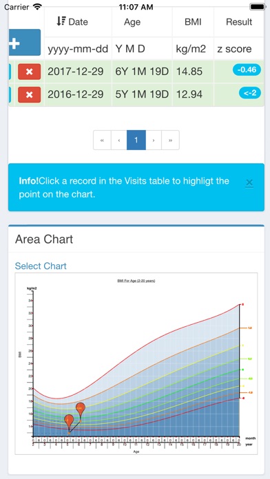 Growth Chart (CDC / WHO) screenshot 4