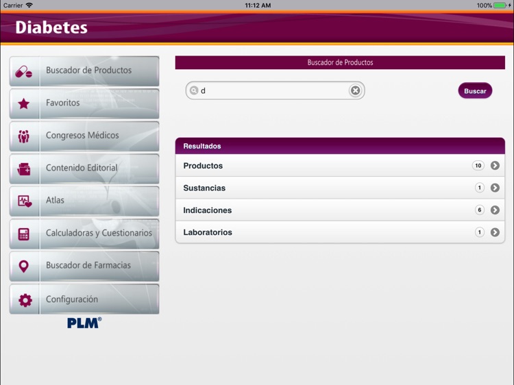 PLM Diabetes for iPad