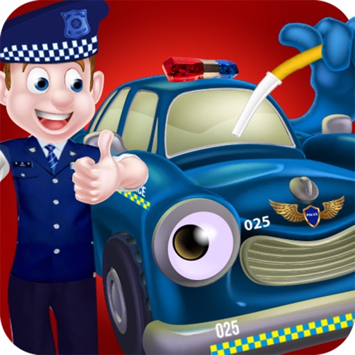 Police Car Wash & Design iOS App