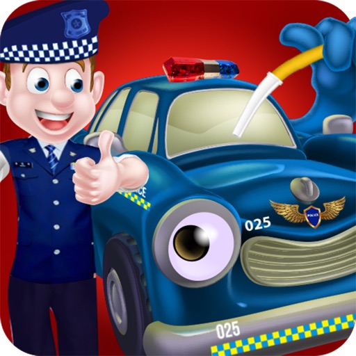 Police Car Wash & Design Icon