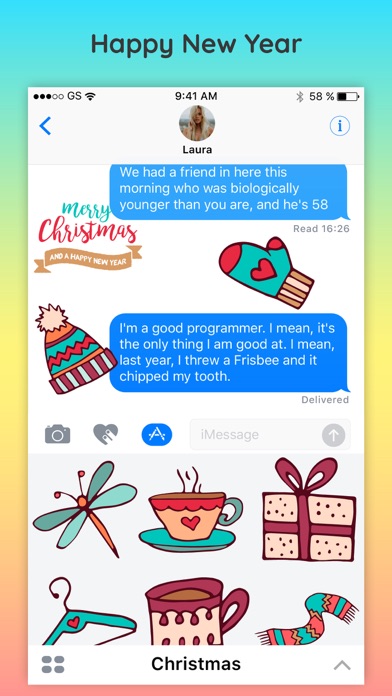 Merry Christmas Cheer Sticker screenshot 2