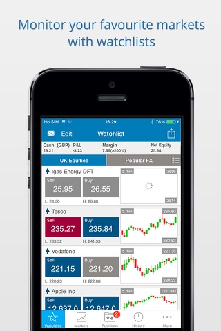 Barclays CFD&FST Trader screenshot 2