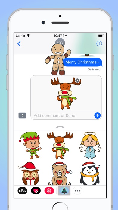 Frozen Christmas Tree Sticker screenshot 2