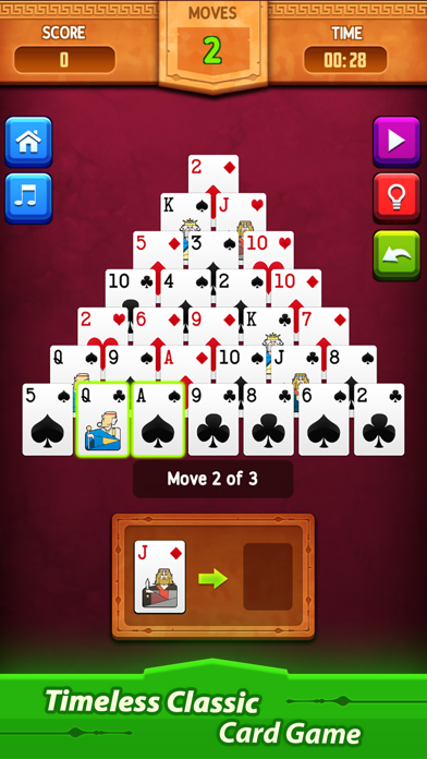 How to cancel & delete Pyramid Solitaire: Card Game from iphone & ipad 2