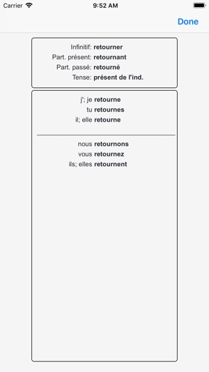 Verbes - French Verb Trainer(圖3)-速報App