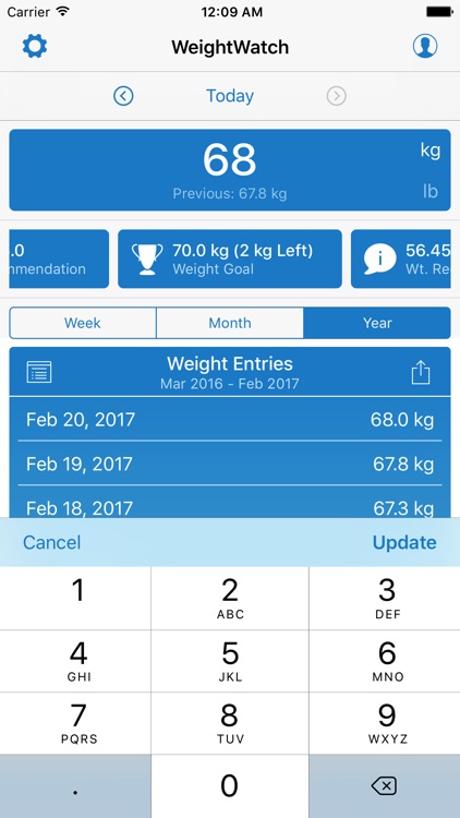 WeightWatch screenshot-4
