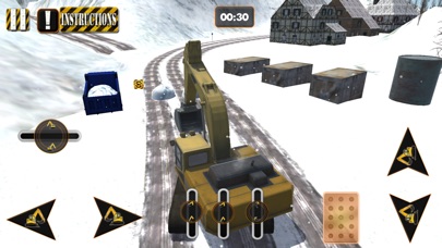 Winter Snow Excavator Crane screenshot 2