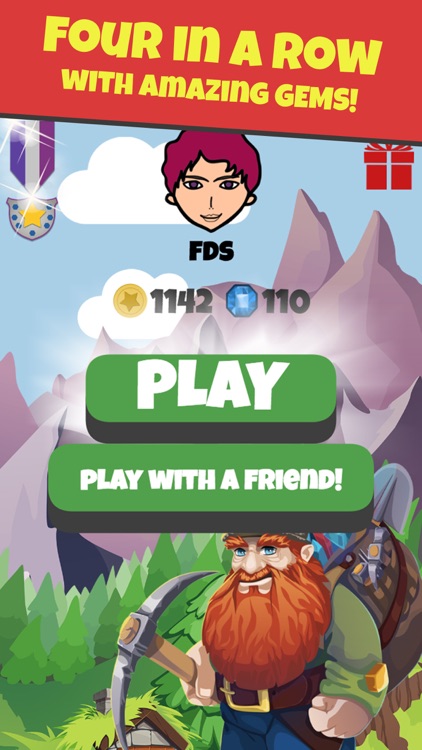 4 GEMS - four in a row