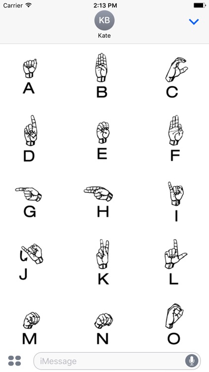 Sign Language Stickers Emoji