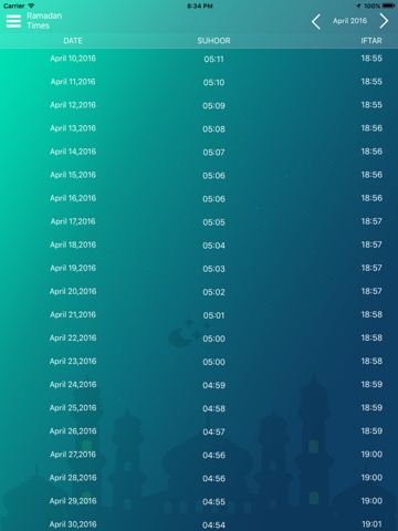 Ramadan 2018 Pro screenshot 2