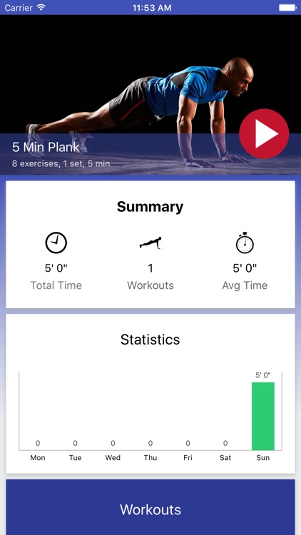 5 Minute Plank Challenge PRO