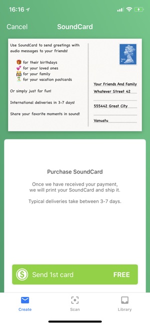 SoundCard, Postcard with Sound(圖5)-速報App