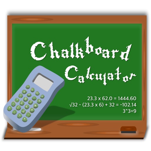 ChalkBoard Calculator Easy iOS App