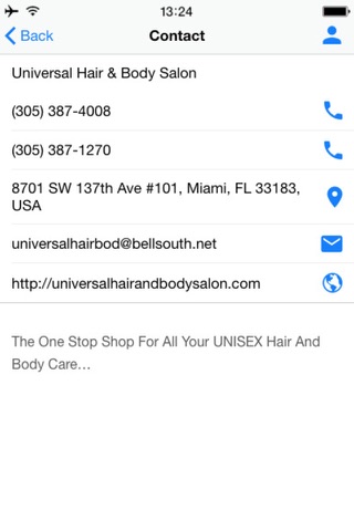 Universal Hair and Body Salon screenshot 2