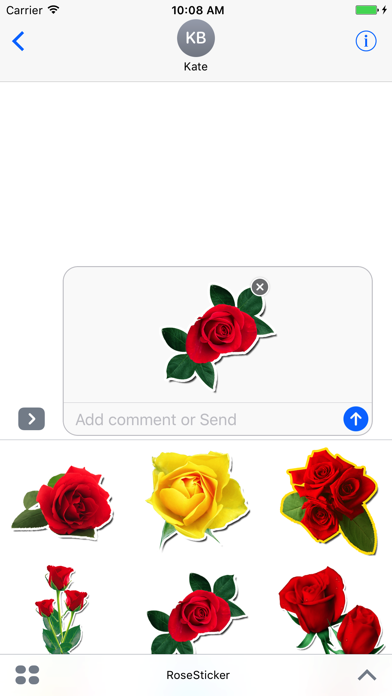 Rose Sticker screenshot 2