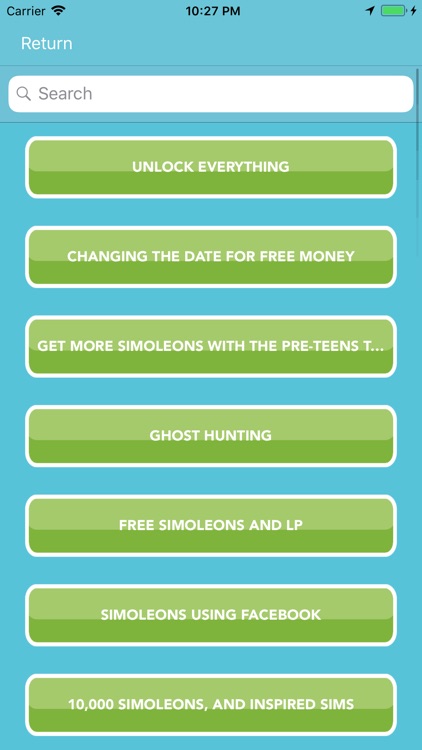 Cheats for The Sims Freeplay