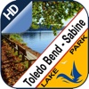 Toledo Bend & Sabine chart for lake & park trails