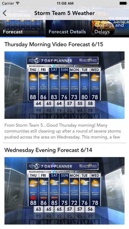 WFRV Storm Team 5 Weather