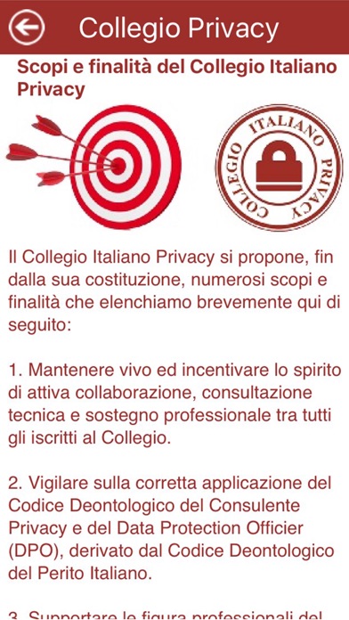 Collegio Italiano Privacy screenshot 2