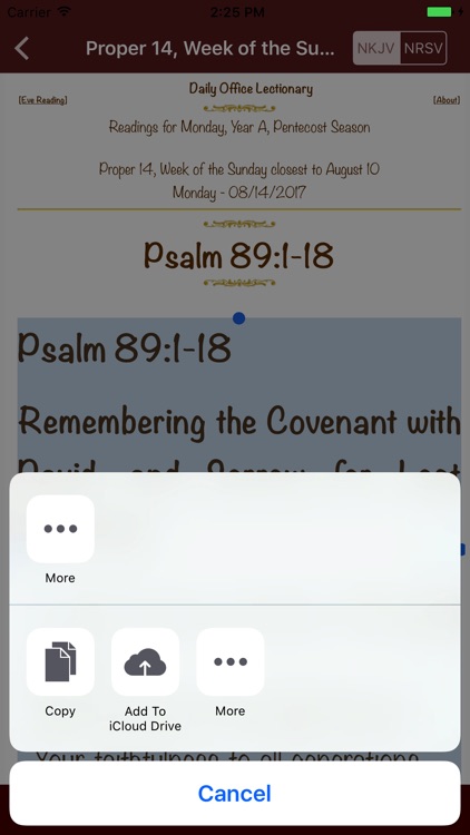 Daily Office Lectionary screenshot-4