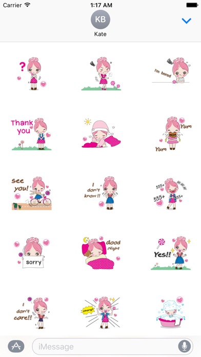 Adorable Lollipop Girl Sticker screenshot 2