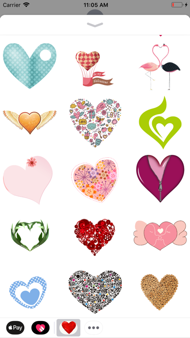 Heart Design Stickers screenshot 2
