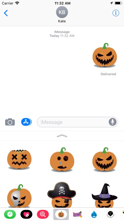Pumpkin emoji for halloween screenshot-3