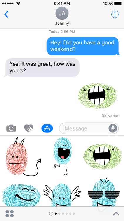 Fingerprint Me Stickers!