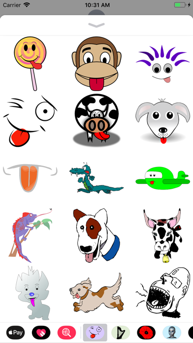 Tongues Out Stickers screenshot 2