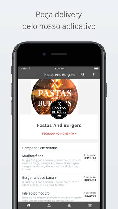 How to cancel & delete Pastas And Burgers Delivery from iphone & ipad 1