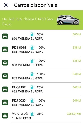 Urbano Car Sharing screenshot 2