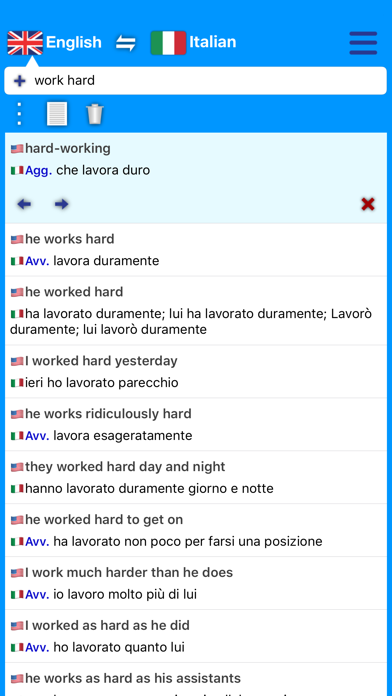 Dictionary Plus (Italian) screenshot 3